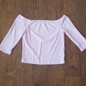 Pacsun Off the shoulder crop top